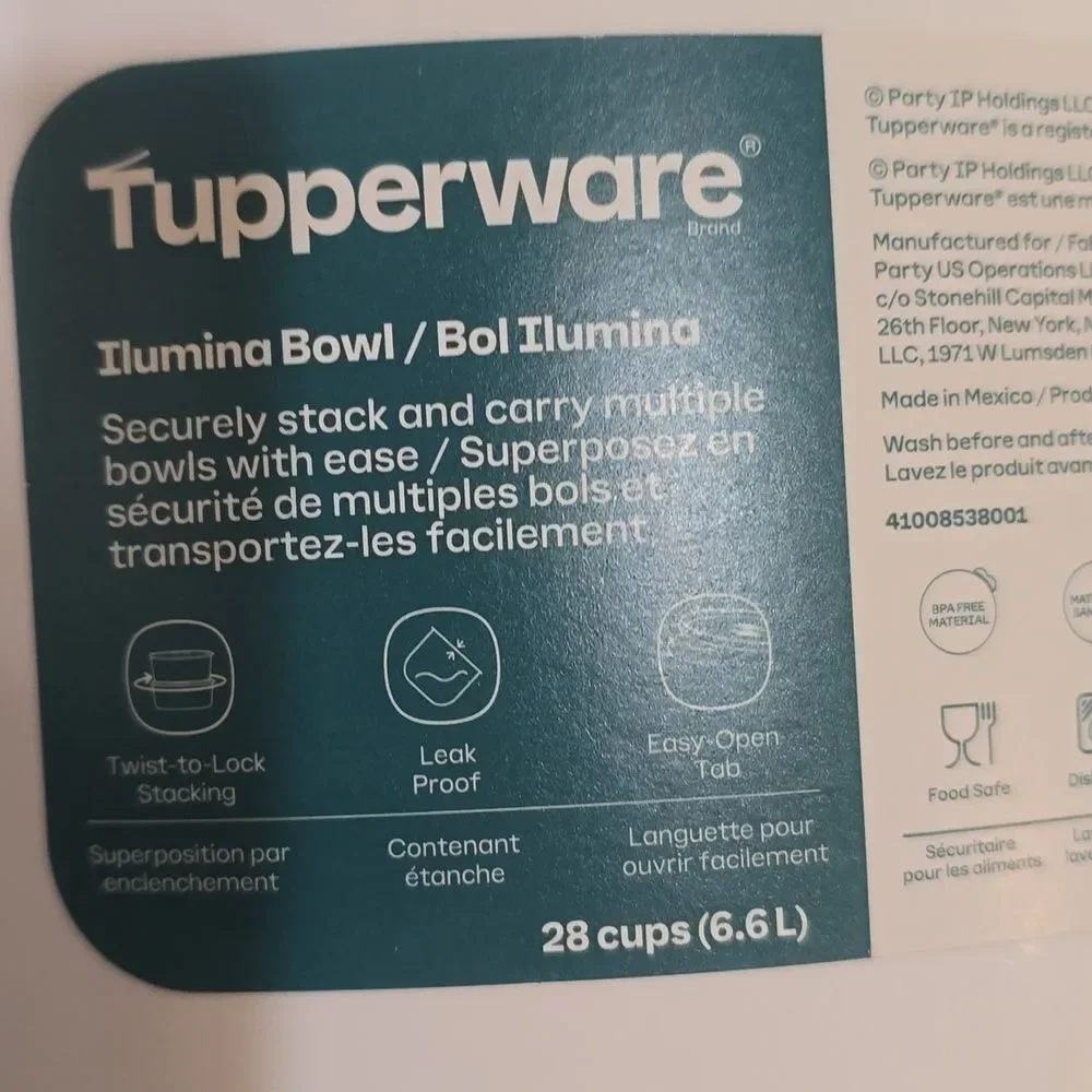 Tupperware‎ Ilumina 28 Cup Bowl